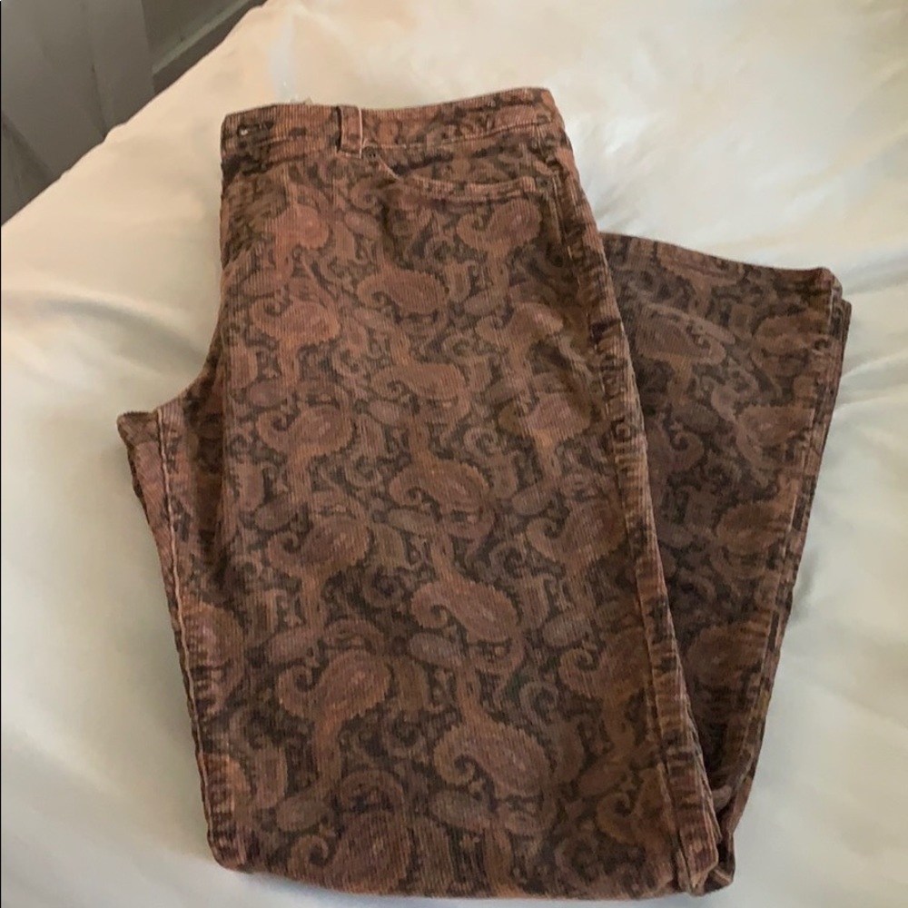 Jones New  York corduroy parsley jeans